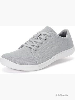 Women's Minimalist Barefoot Shoe, Zero-Drop, Thin Sole, Lace-Up
